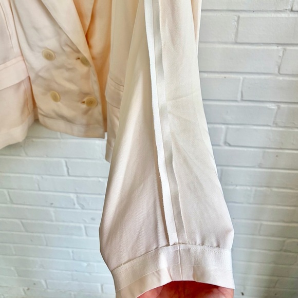 Maison Blanche Inside Out Oversized Unisex Blazer in Ivory, SZ L (4) NWT! - Picture 4 of 11